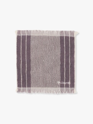 Summer Striped Towel Handkerchief 詳細画像 purple