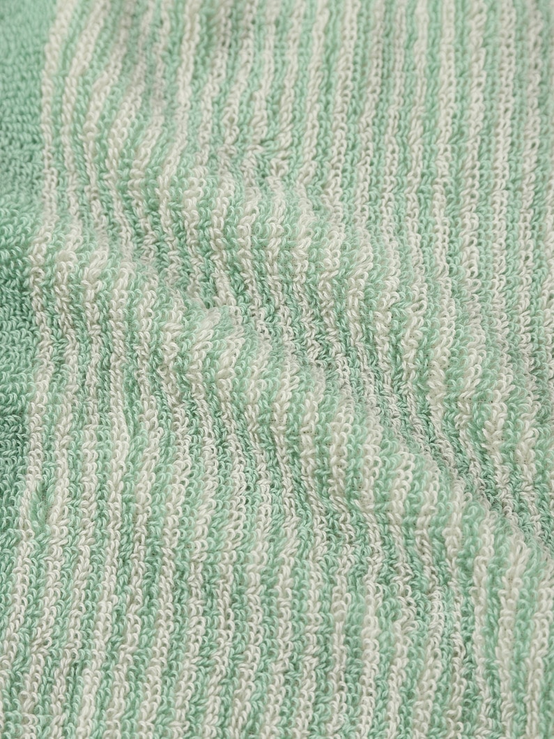 Summer Striped Towel Handkerchief 詳細画像 purple 2
