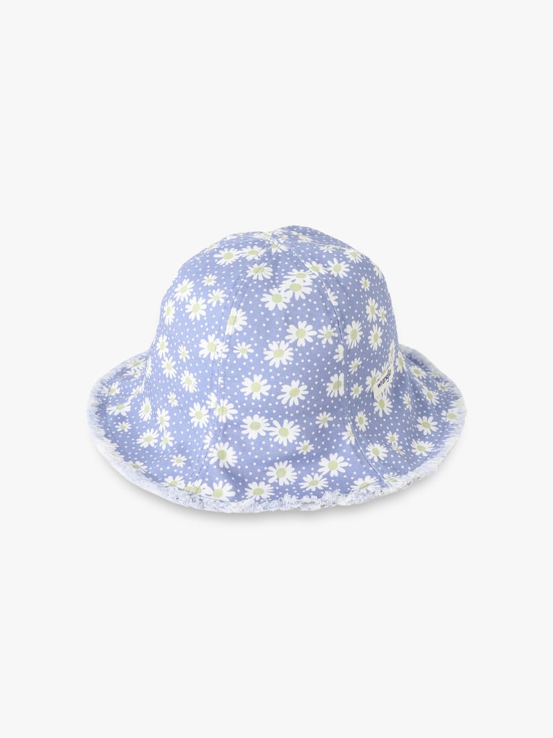 Flower Print Tulip Hat (mint/purple) 詳細画像 purple 1