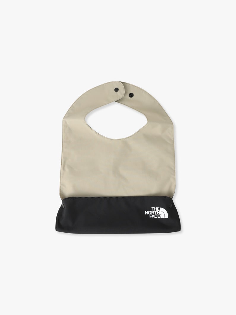 Baby Compact Yummy Bib (mint/light gray) 詳細画像 light gray 1