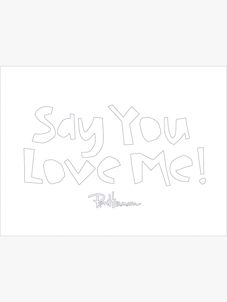 Coloring Sheet (Say You Love Me) | 塗り絵 詳細画像 other 2