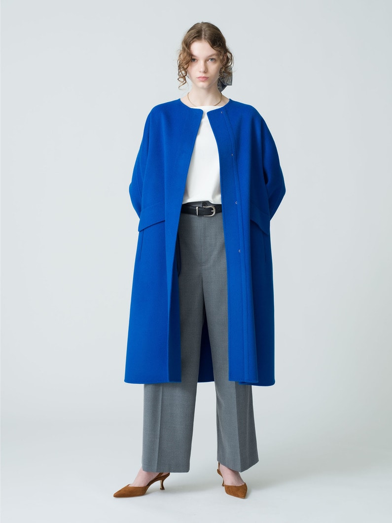 Luxe Sharm Beaver Coat (Pre-order/black/blue) 詳細画像 blue 1