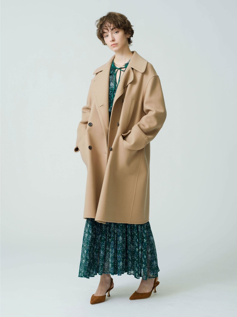 Luxe Melton Pea Coat (Pre-order/beige) 詳細画像 beige 1