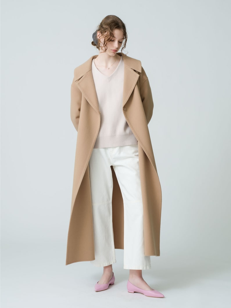 Luxe Melton Long Coat (beige) 詳細画像 beige 2