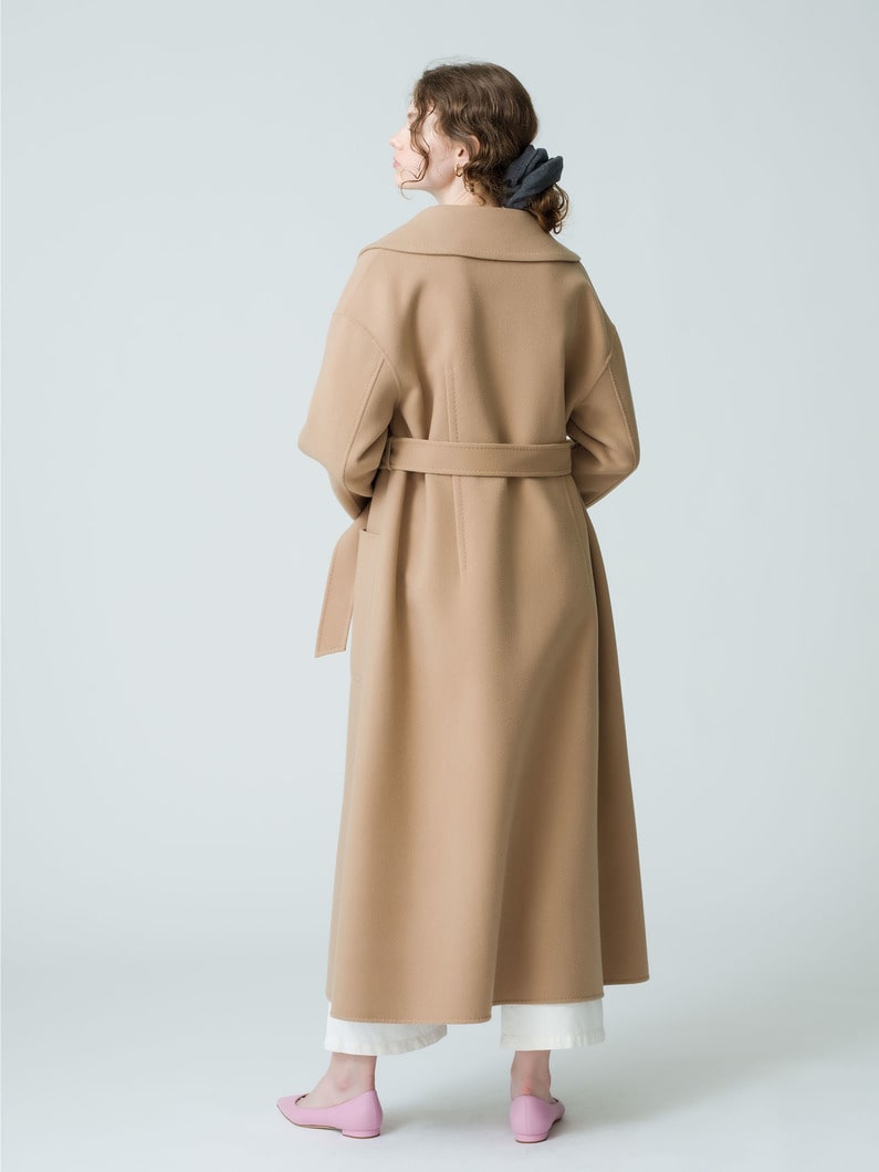 Luxe Melton Long Coat (Pre-order) 詳細画像 beige 3