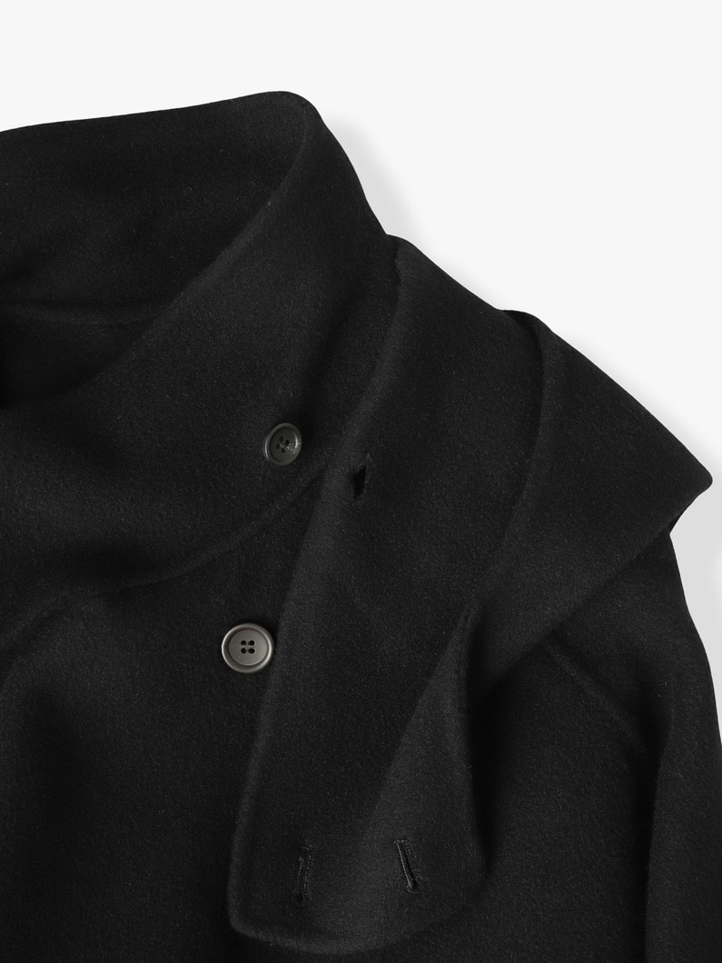 Wool Long Coat 詳細画像 black 3