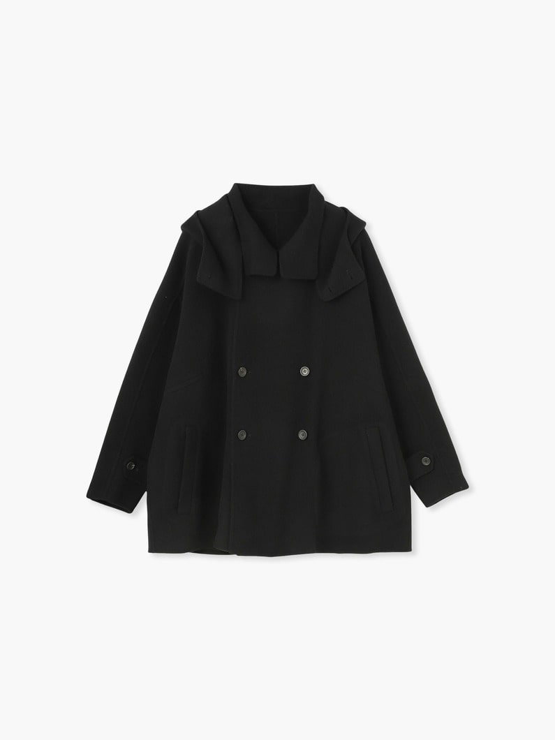 Wool Short Coat 詳細画像 black 6