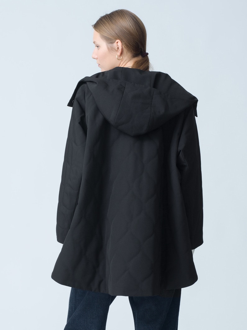 Quilting Medium Coat 詳細画像 black 2