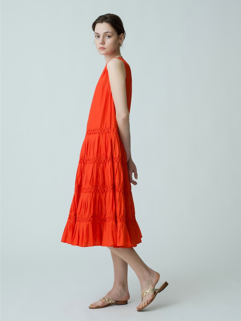 Wallis Smocked Dress 詳細画像 orange 2