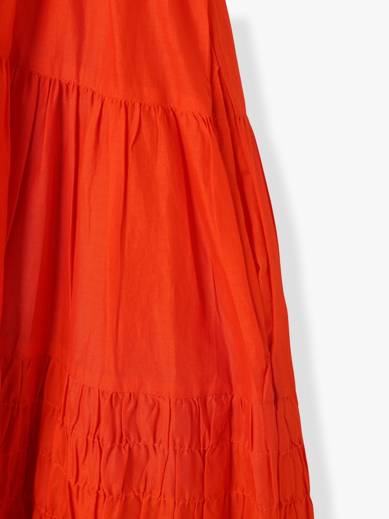 Soliman Midi Dress (orange) 詳細画像 orange 4