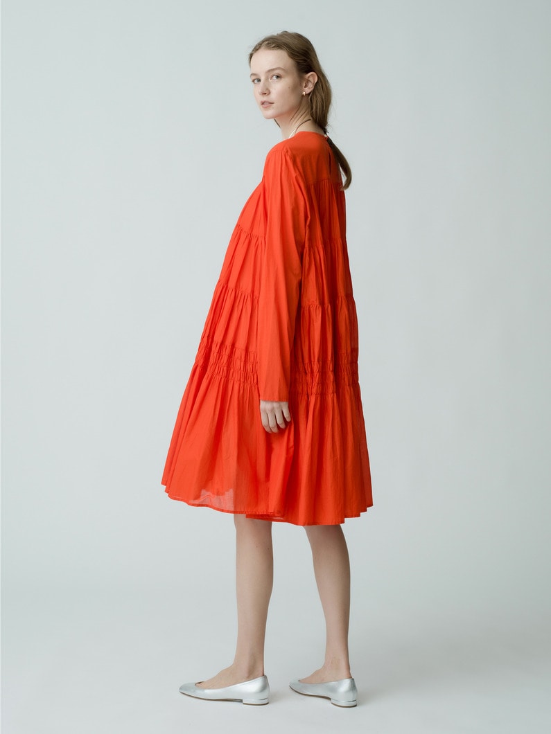 Soliman Midi Dress (orange) 詳細画像 orange 2