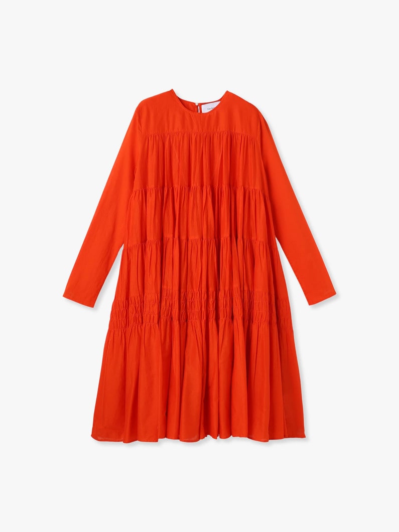 Soliman Midi Dress (orange) 詳細画像 orange 3