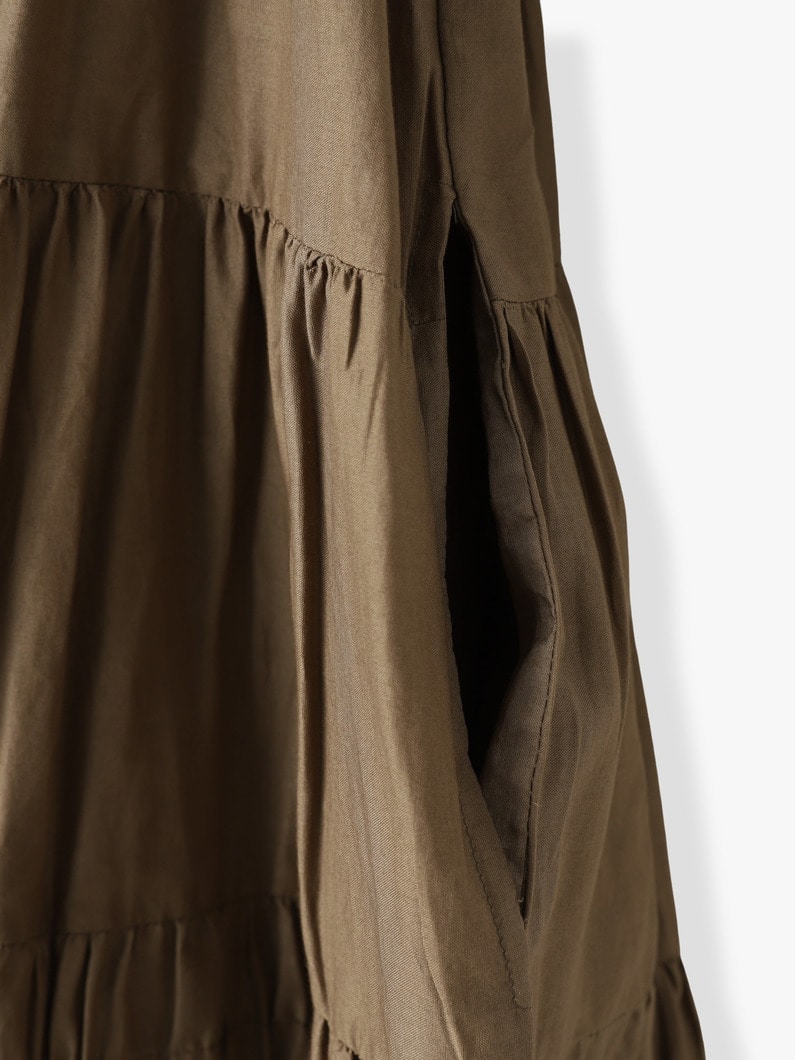 Soliman Midi Dress (brown) 詳細画像 brown 4