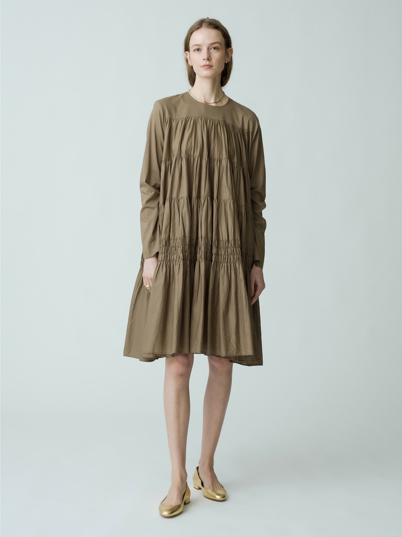 Soliman Midi Dress (brown) 詳細画像 brown 1