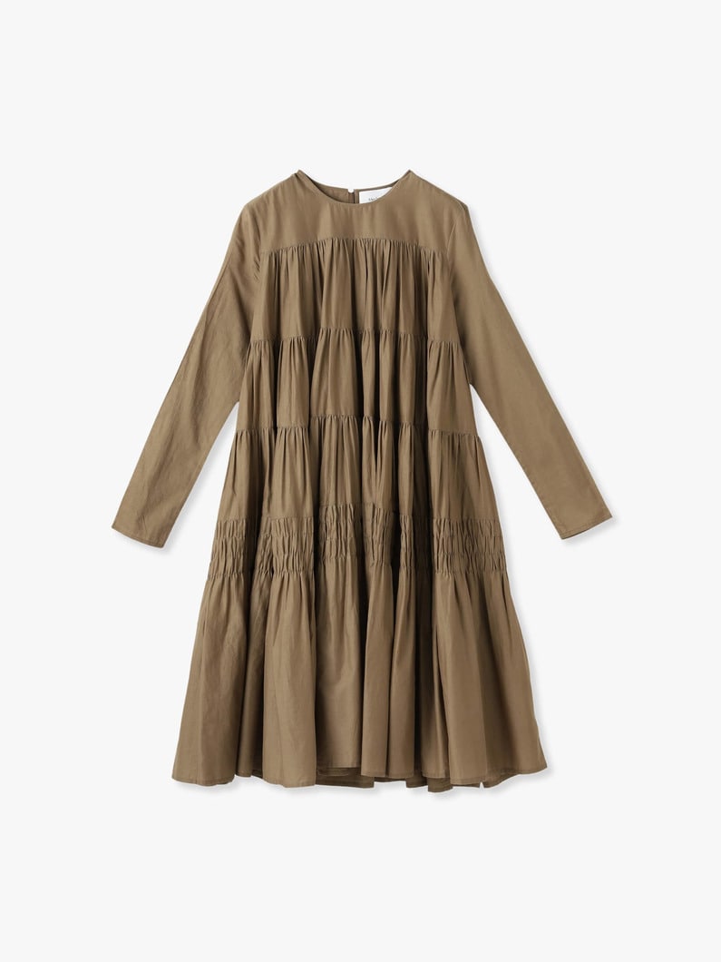 Soliman Midi Dress (brown) 詳細画像 brown 2