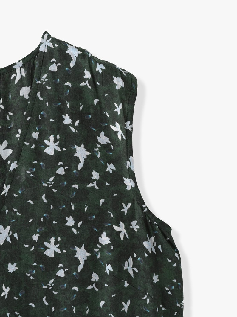 Wallis Pintuck Dress (floral) 詳細画像 green 2