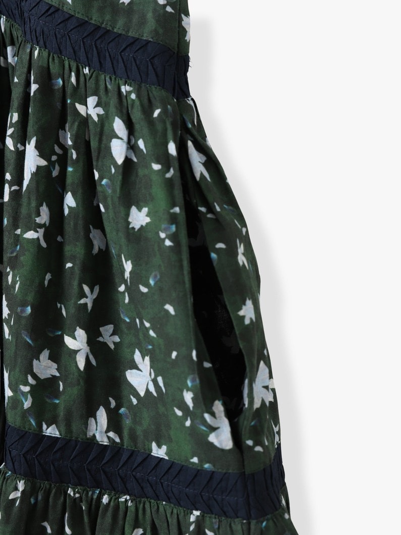 Wallis Pintuck Dress (floral) 詳細画像 green 3