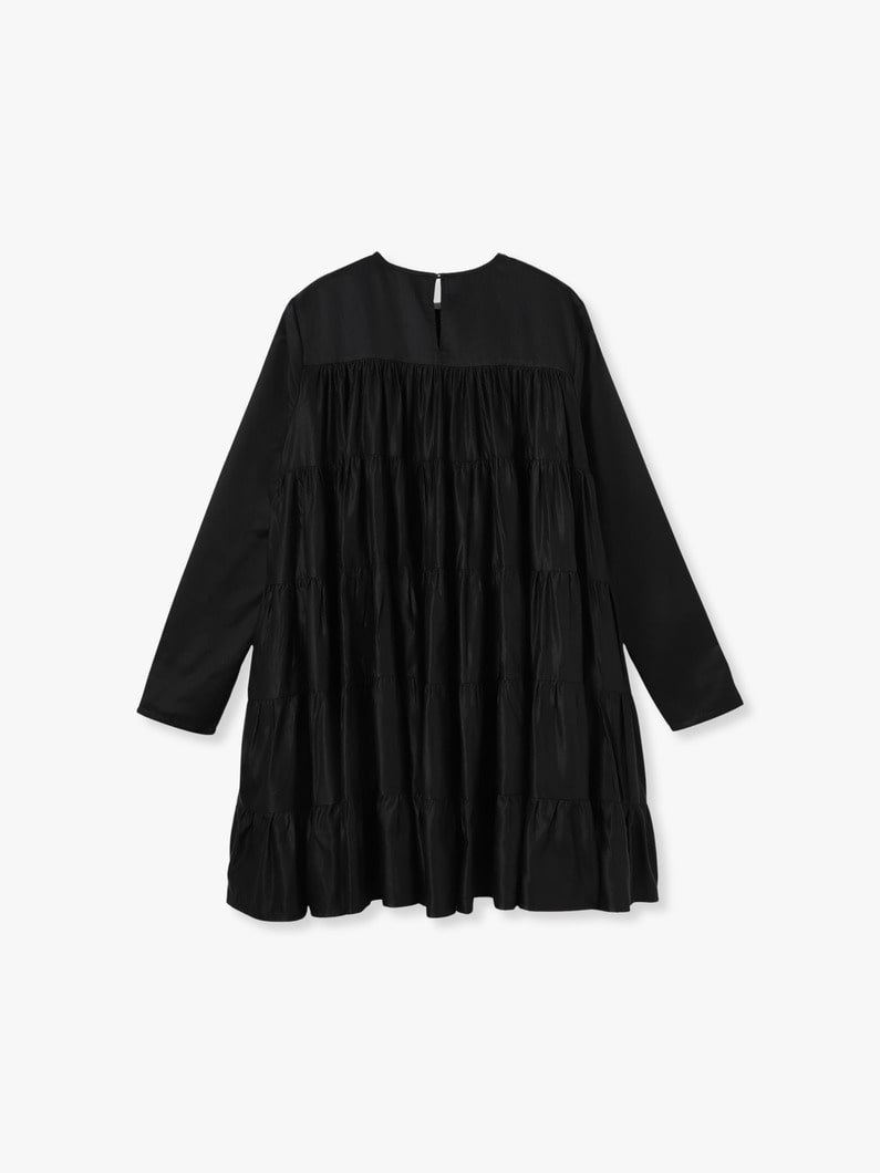 Soliman Cotton Silk Dress 詳細画像 black 1