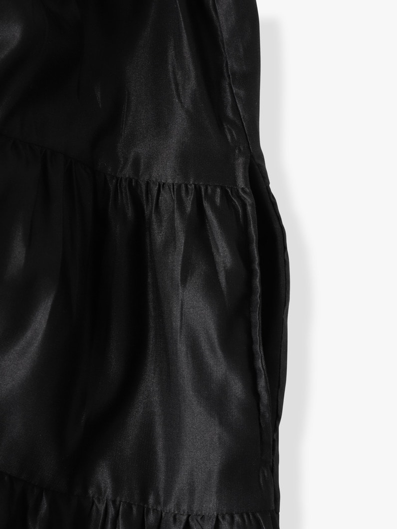 Soliman Cotton Silk Dress 詳細画像 black 4