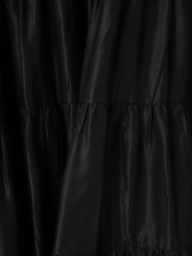 Soliman Cotton Silk Dress 詳細画像 black 5