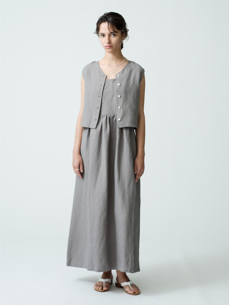 Shirring Dress 詳細画像 gray 3