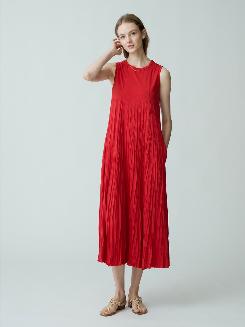 Wrinkle Dress 詳細画像 red