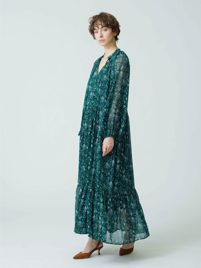 Florets Dress 詳細画像 dark green 1