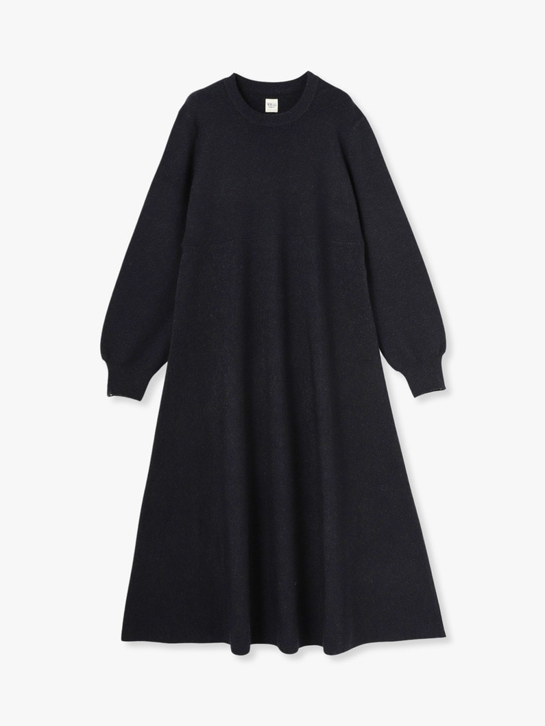 Flare Knit Dress 詳細画像 navy