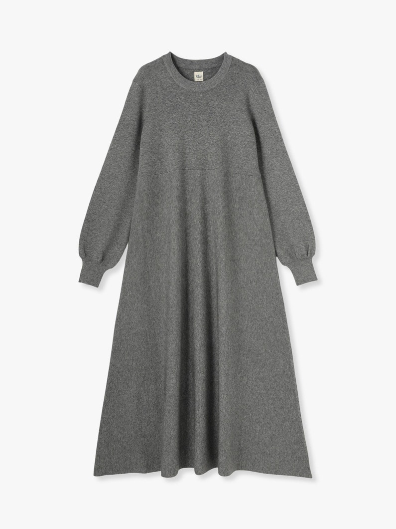 Flare Knit Dress 詳細画像 gray 2