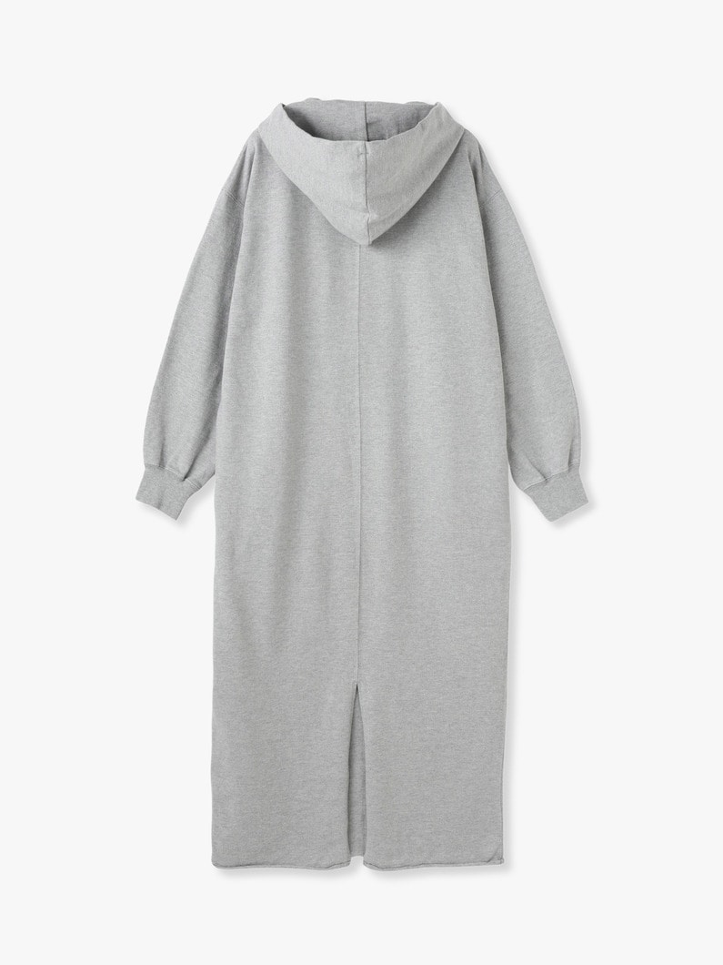 Half Zip Hoodie Dress 詳細画像 top gray 1