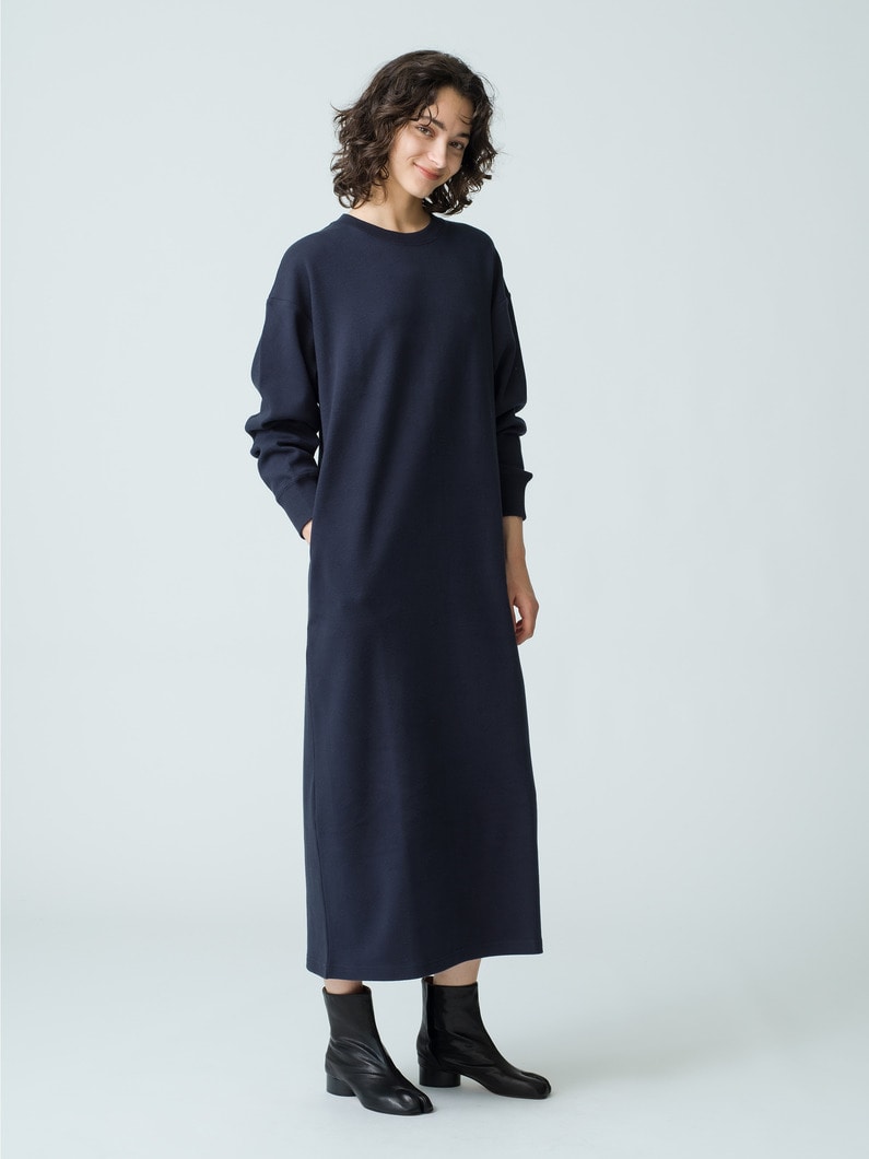 Bare Ponti Dress 詳細画像 dark navy