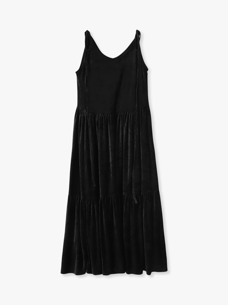 Velour Dress 詳細画像 black 1