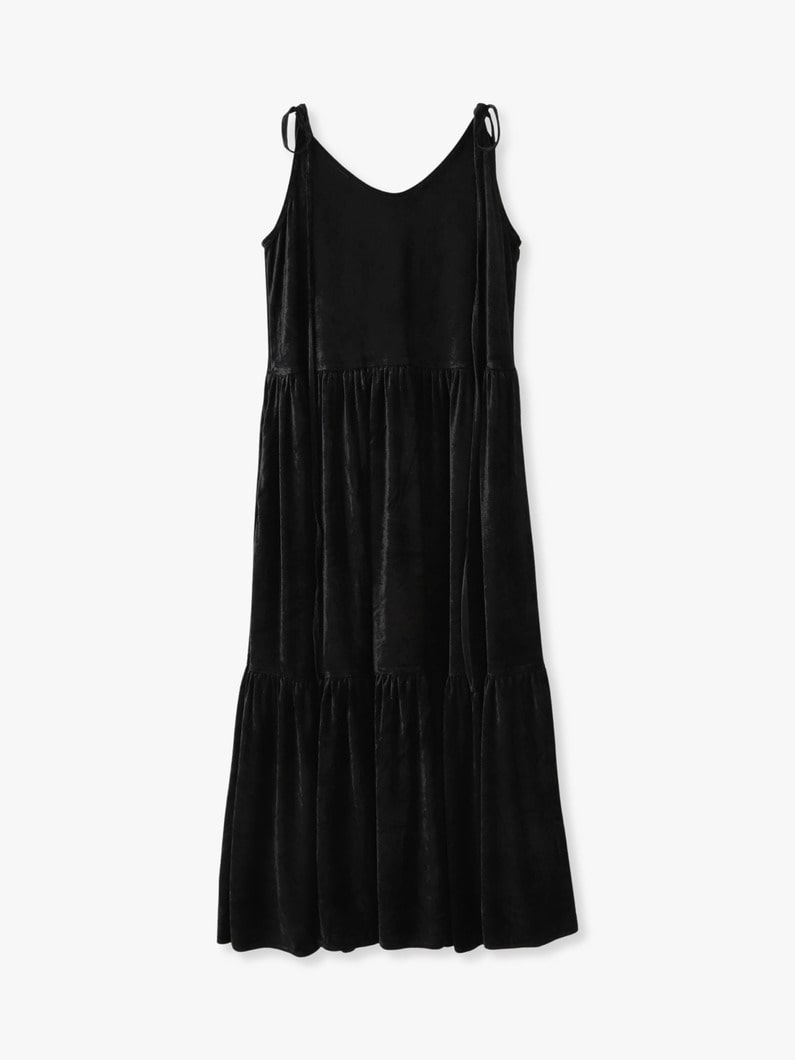 Velour Dress 詳細画像 black 2