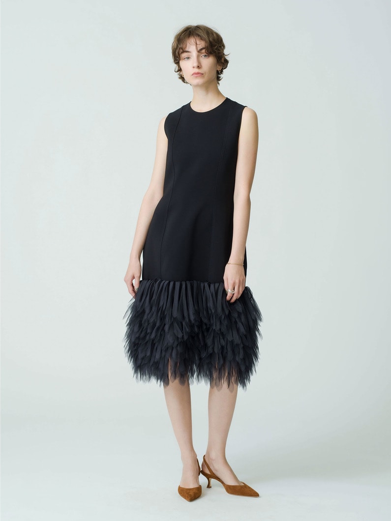 15th Anniversary Feather Dress 詳細画像 black 1