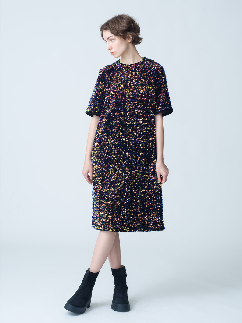 Penni Shine Tee Dress  詳細画像 navy 3