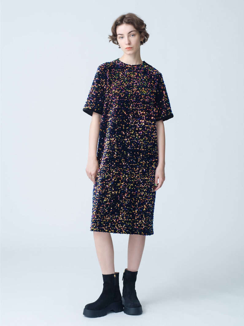 Penni Shine Tee Dress  詳細画像 navy 4