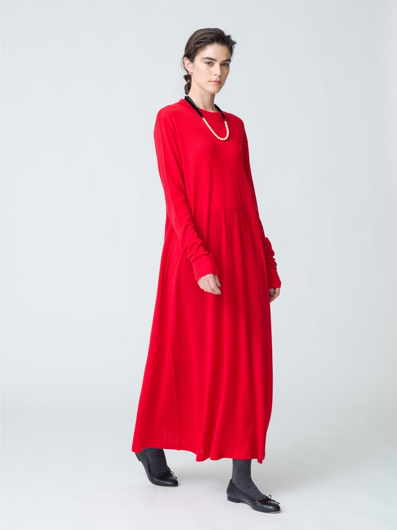 Open Back Neck Dress | ドレス 詳細画像 red 2