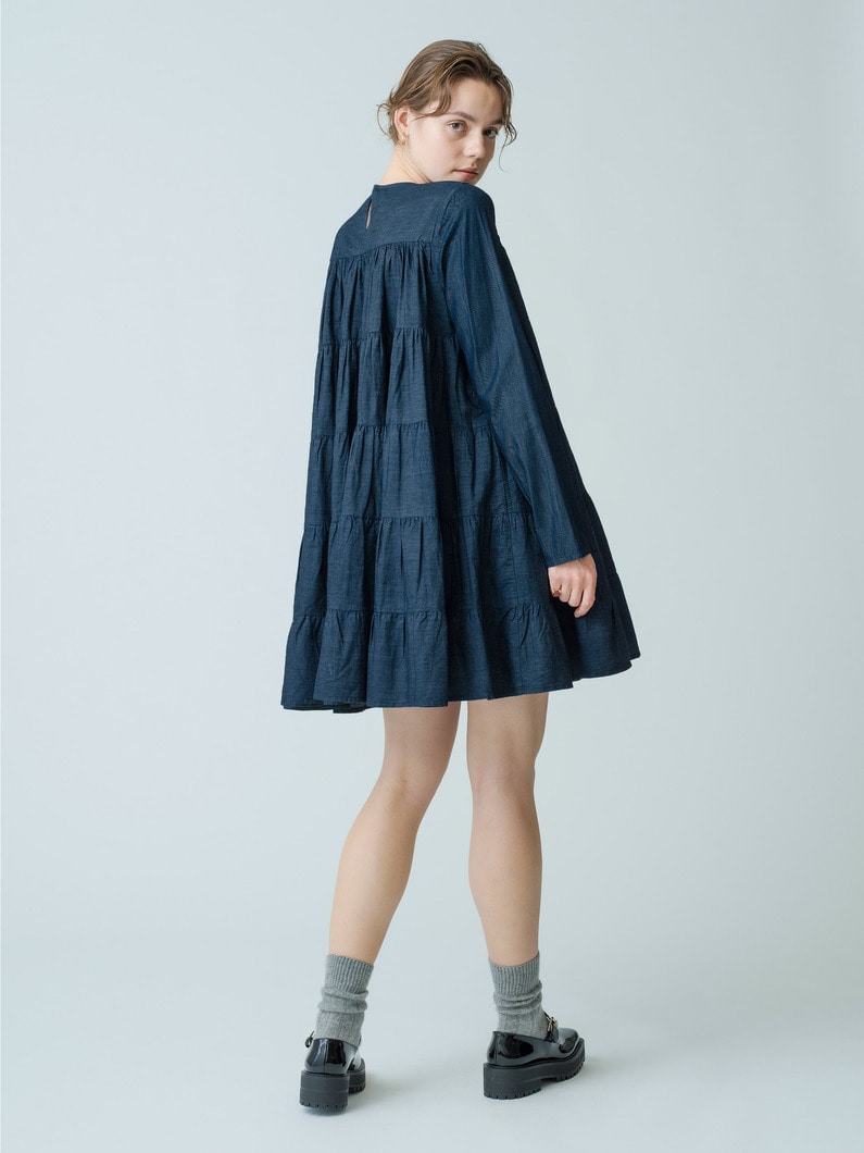 15th Anniversary Soliman Dress (indigo) 詳細画像 indigo 1