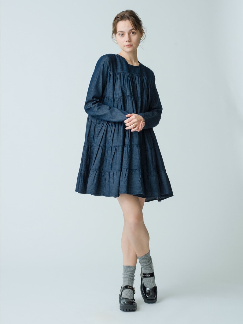 15th Anniversary Soliman Dress (indigo) 詳細画像 indigo 2