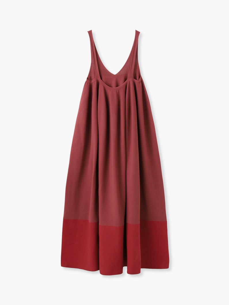 Rivulet Strap Bust Flare Dress 詳細画像 red 1