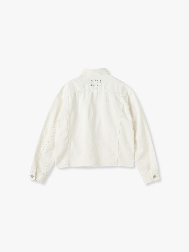 Hemp White Denim Jacket 詳細画像 white 1