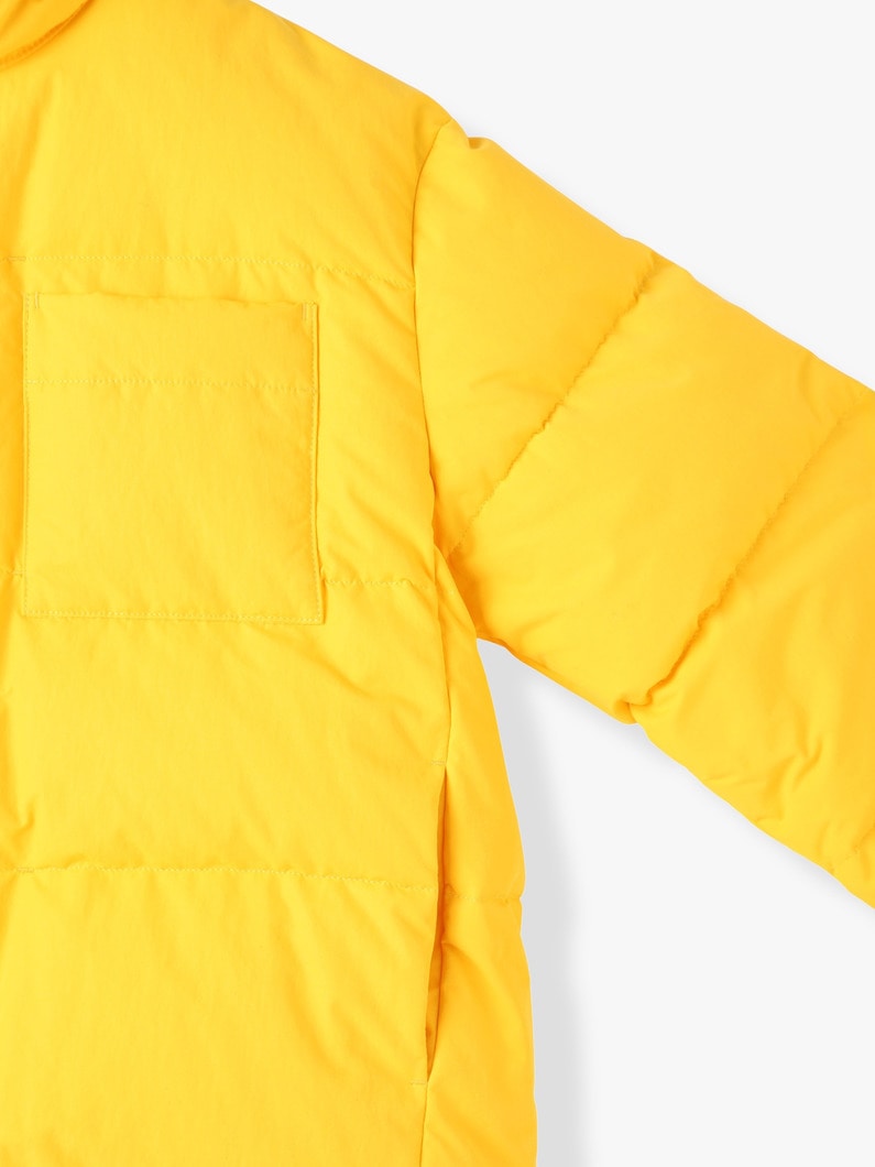 Stand Collar Nylon Down Coat 詳細画像 yellow 2