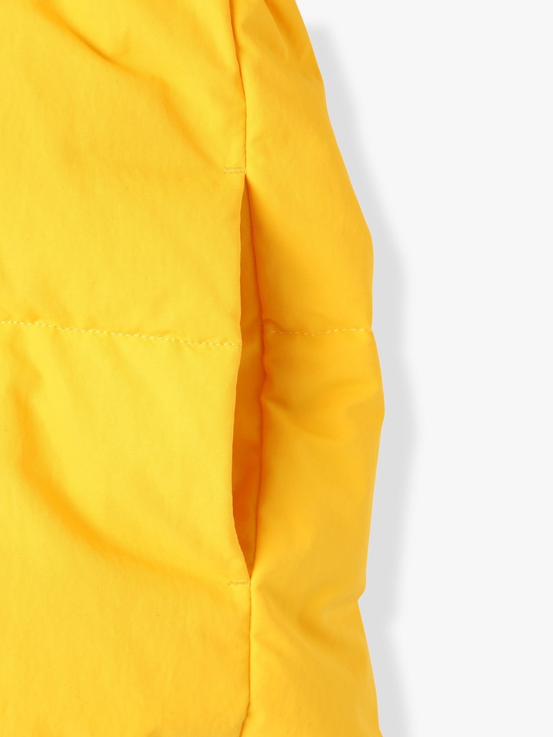 Stand Collar Nylon Down Coat 詳細画像 yellow 4