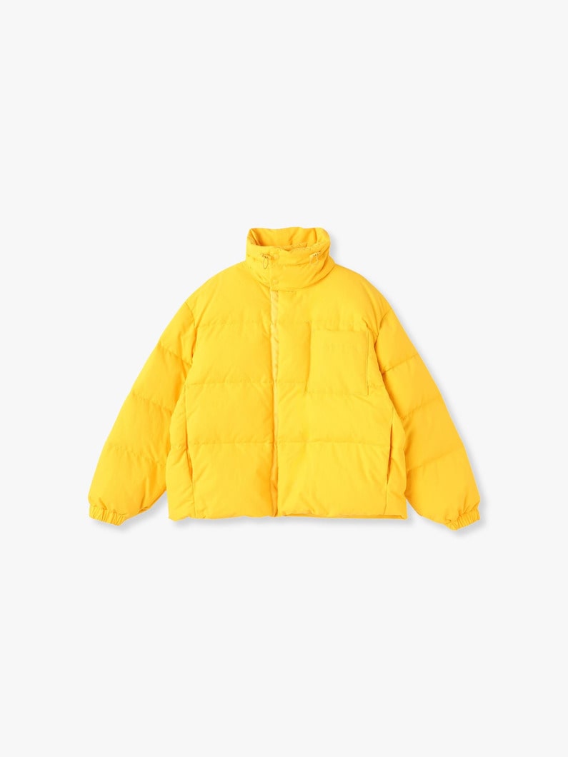 Stand Collar Nylon Down Coat 詳細画像 yellow 3