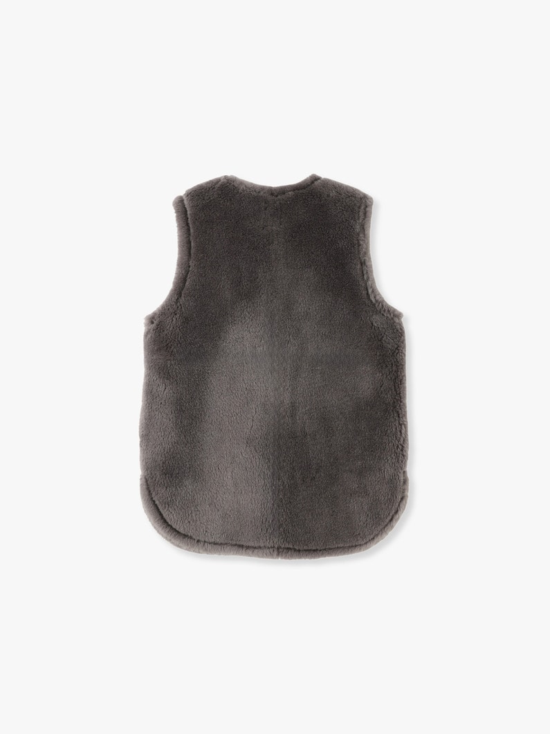 Wool Boa Vest 詳細画像 gray 1