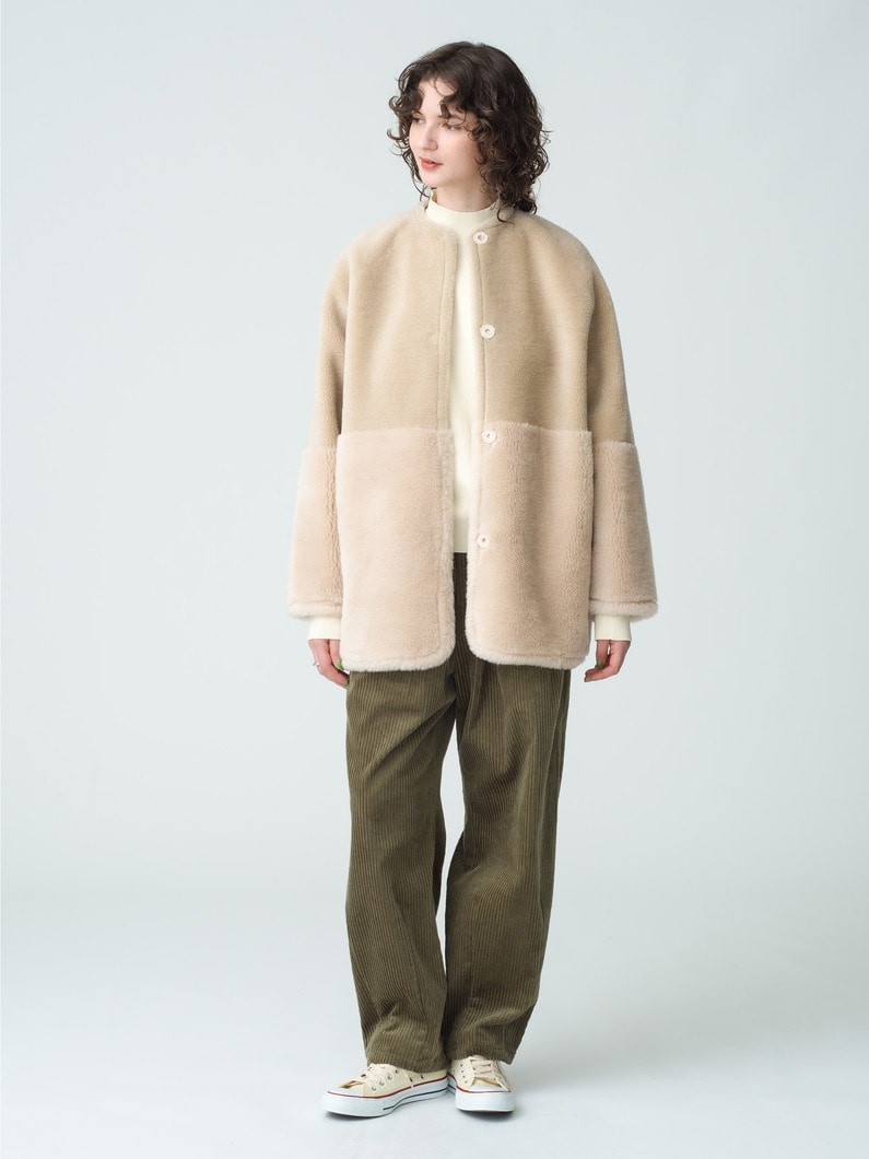 Wool Boa Jacket 詳細画像 ivory 4