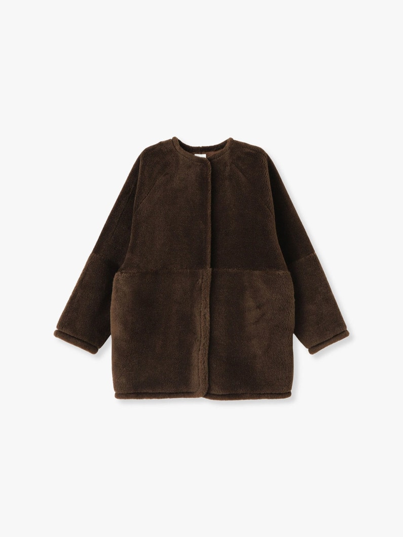 Wool Boa Jacket 詳細画像 brown 5