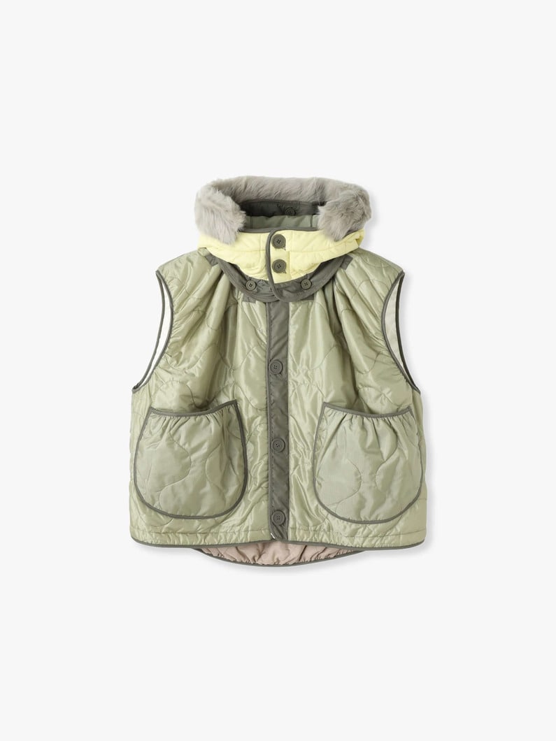 Parachute Quilt Vest  詳細画像 khaki 1