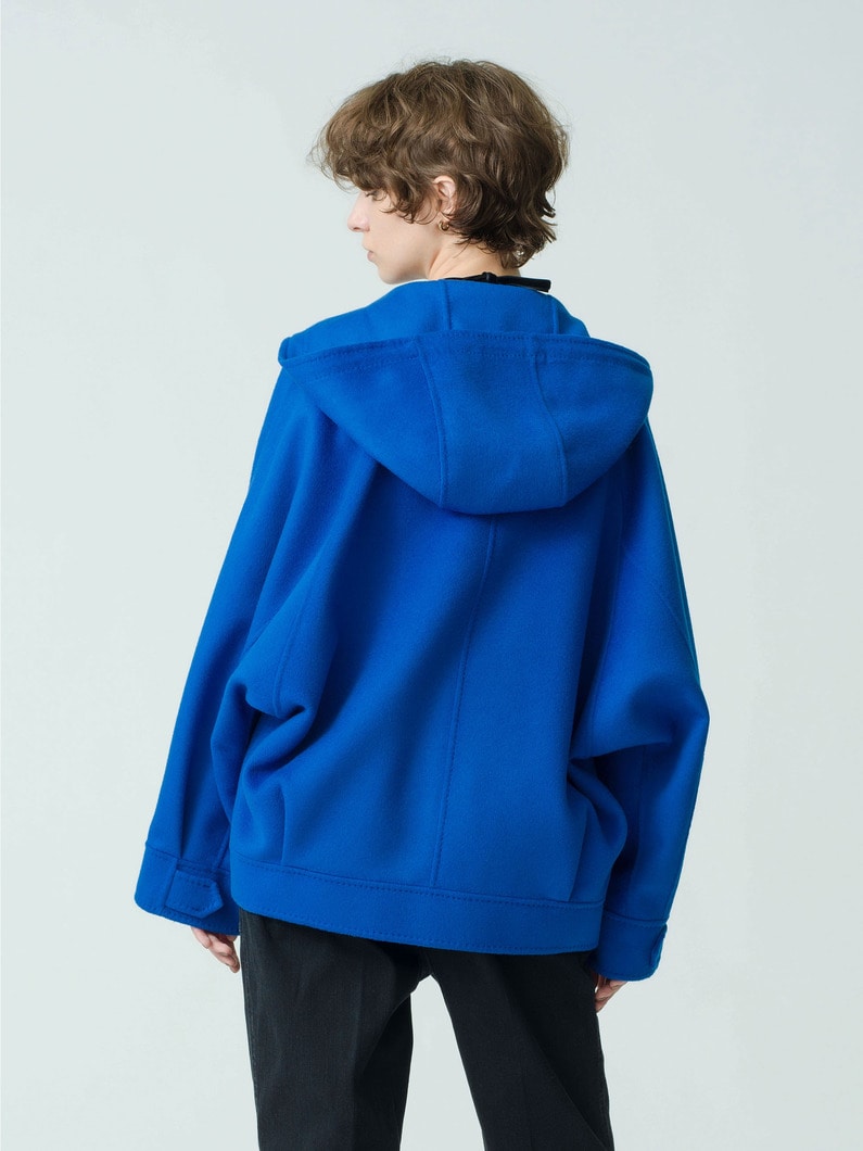 Luxe Sharm Beaver Blouson Jacket (black/blue) 詳細画像 blue 3