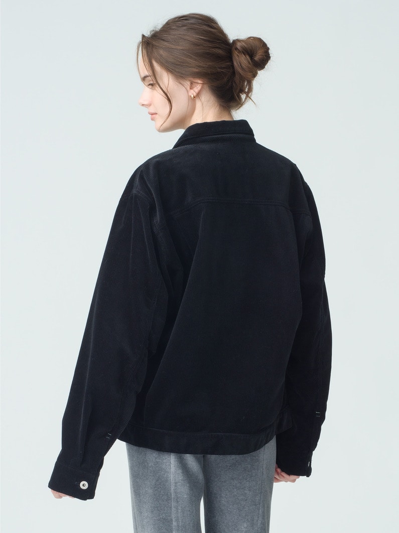 The Emerald Corduroy Jacket (black) 詳細画像 black 2